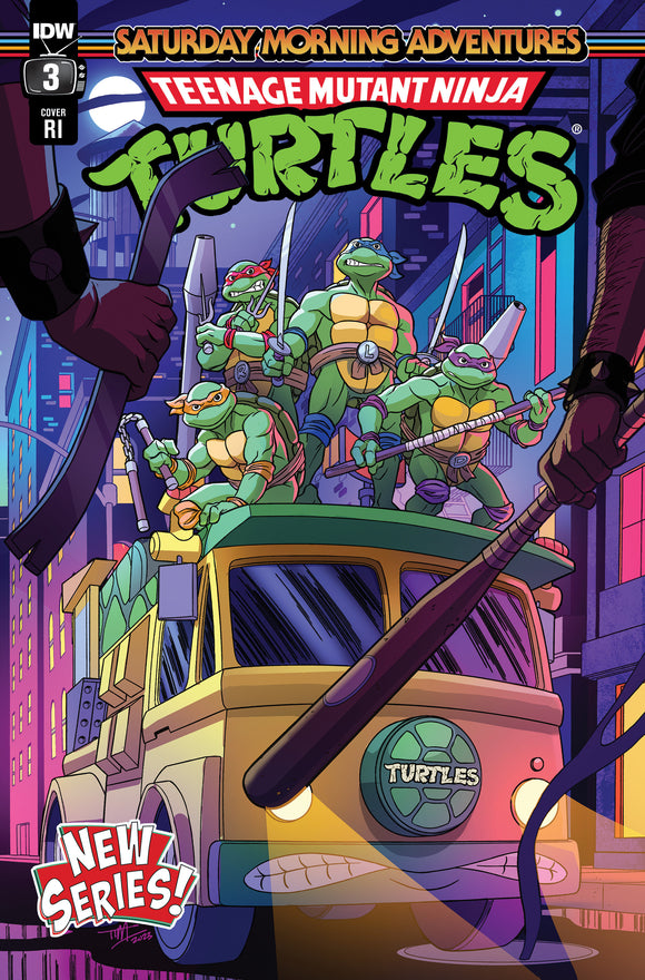 Teenage Mutant Ninja Turtles: Saturday Morning Adventures (2023-) #3 Variant RI (1-10) (Levins)