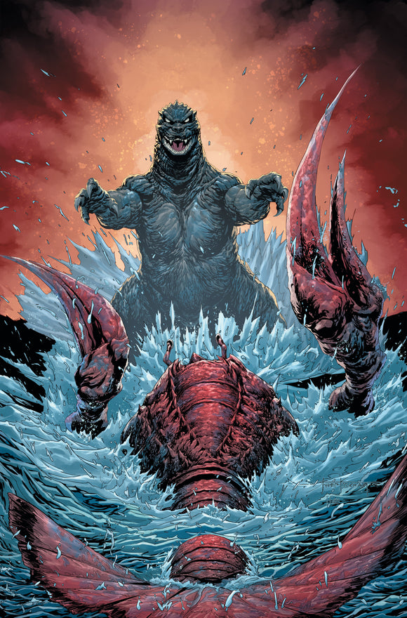 Godzilla: Here There Be Dragons #4 Variant RI (10) (Kirkham Full Art)