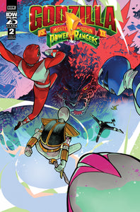 Godzilla Vs. The Mighty Morphin Power Rangers II #2 Cover A (Rivas)