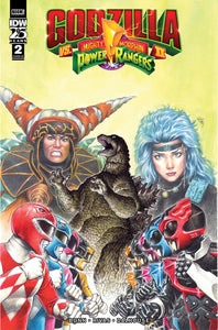 Godzilla Vs. The Mighty Morphin Power Rangers II #2 Variant RI (10) (Su)