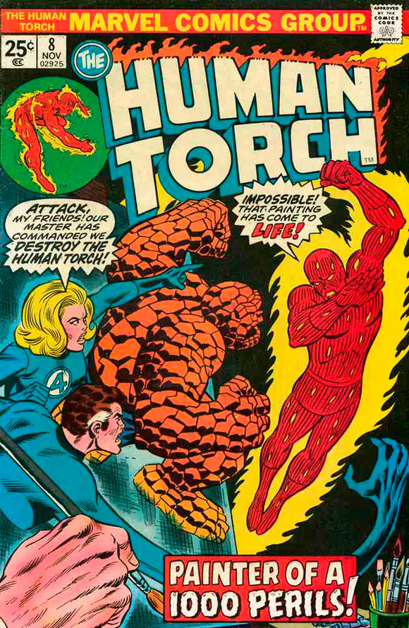 Human Torch 1974 #8 FN/FN+