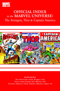 AVENGERS THOR CAPTAIN AMERICA OFFICIAL INDEX #2