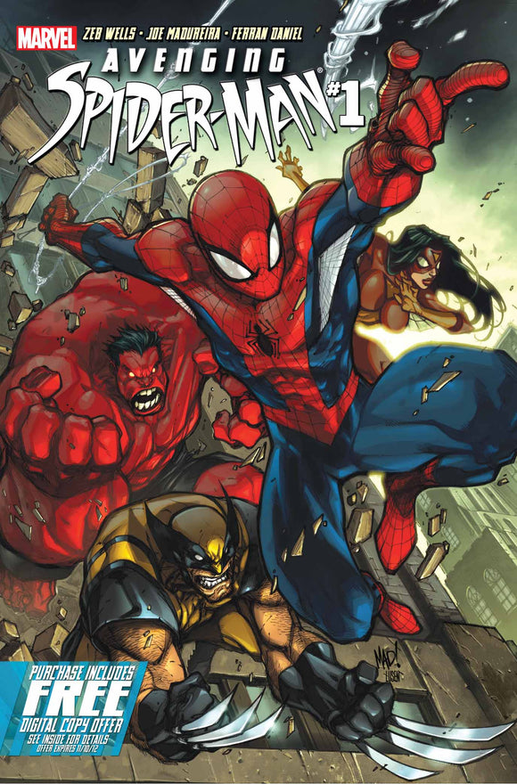 AVENGING SPIDER-MAN #1 WITH FREE DIGITAL CODE