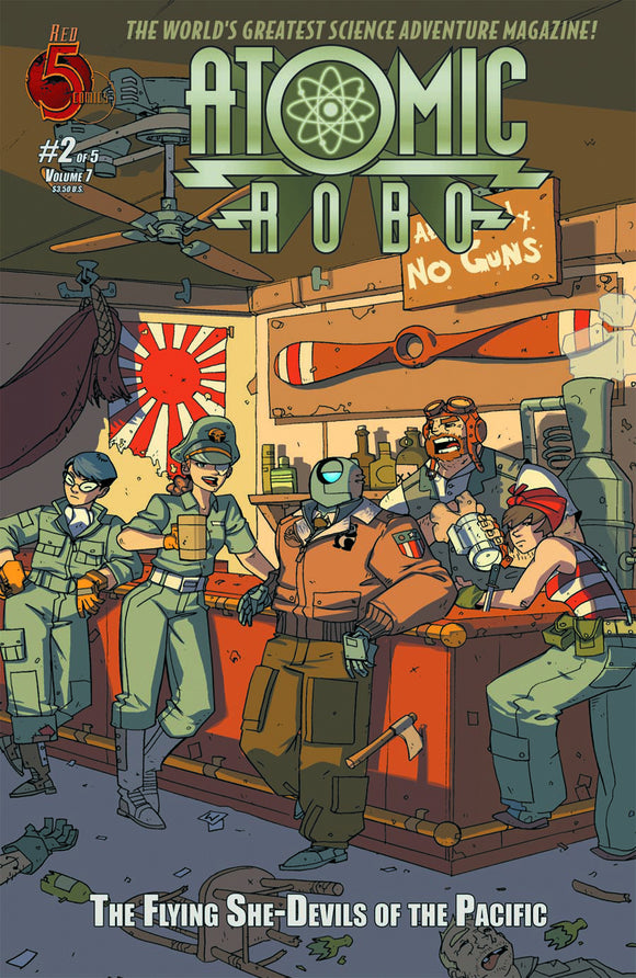 ATOMIC ROBO FLYING SHE DEVILS O/T PACIFIC #2 (OF 5)