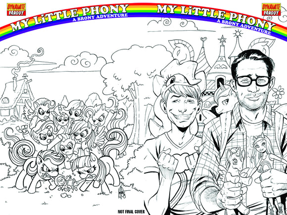 MY LITTLE PHONEY A BRONY ADV ONE SHOT #1 HAESER CVR