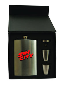 SIN CITY FLASK GIFT SET