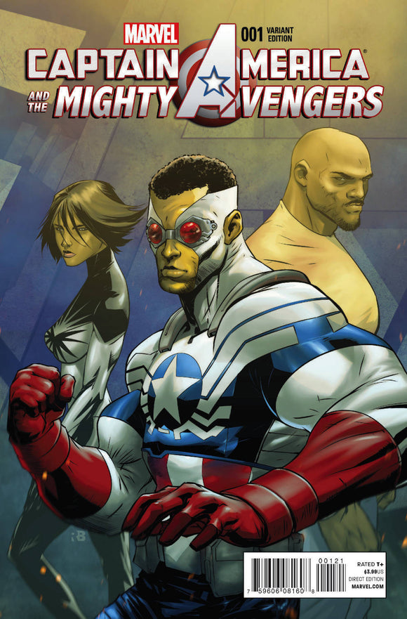 CAPTAIN AMERICA AND MIGHTY AVENGERS #1 BENJAMIN VAR AXIS