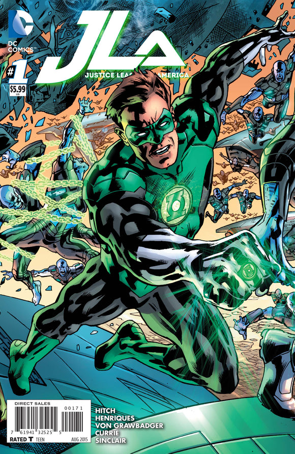 JUSTICE LEAGUE OF AMERICA #1 GREEN LANTERN VAR ED