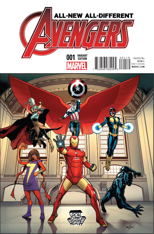 LCSD 2015 ALL NEW ALL DIFFERENT AVENGERS #1 MARQUEZ VAR