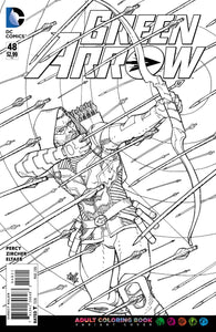 GREEN ARROW #48 ADULT COLORING BOOK VAR ED