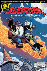 SLEIGHER HEAVY METAL SANTA CLAUS #1 (OF 4) CVR A ENEAS (MR)