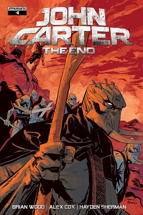 JOHN CARTER THE END #4 CVR A BROWN