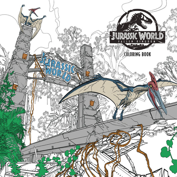 JURASSIC WORLD FALLEN KINGDOM COLORING BOOK TP (C: 1-1-2)