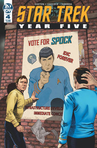 STAR TREK YEAR FIVE #4 CVR A THOMPSON