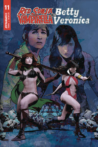 RED SONJA VAMPIRELLA BETTY VERONICA #11 CVR E STAGGS