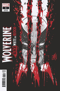 WOLVERINE BLACK WHITE BLOOD #1 (OF 4) GARNEY VAR