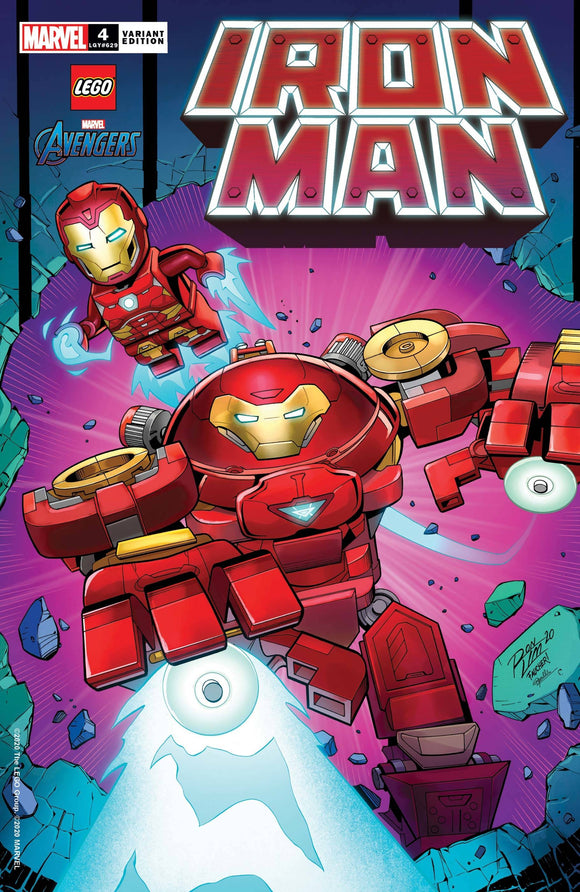 IRON MAN #4 RON LIM LEGO VAR