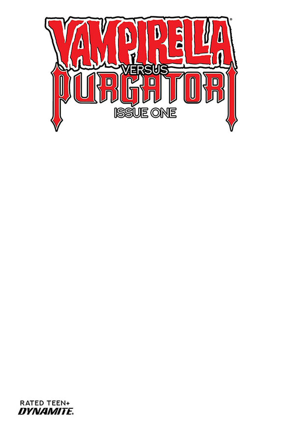 VAMPIRELLA VS PURGATORI #1 CVR F BLANK AUTHENTIX