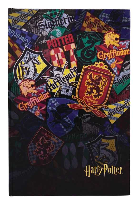 HARRY POTTER SCHOOL CRESTS JOURNAL WITH WAND PEN (C: 1-1-2)