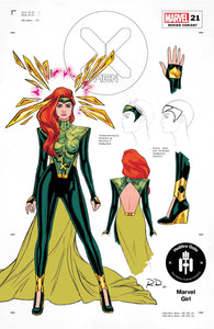 X-MEN #21 DAUTERMAN JEAN GREY DESIGN VAR