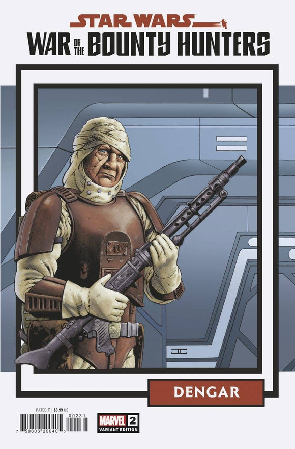 STAR WARS WAR BOUNTY HUNTERS #2 (OF 5) TRADING CARD VAR