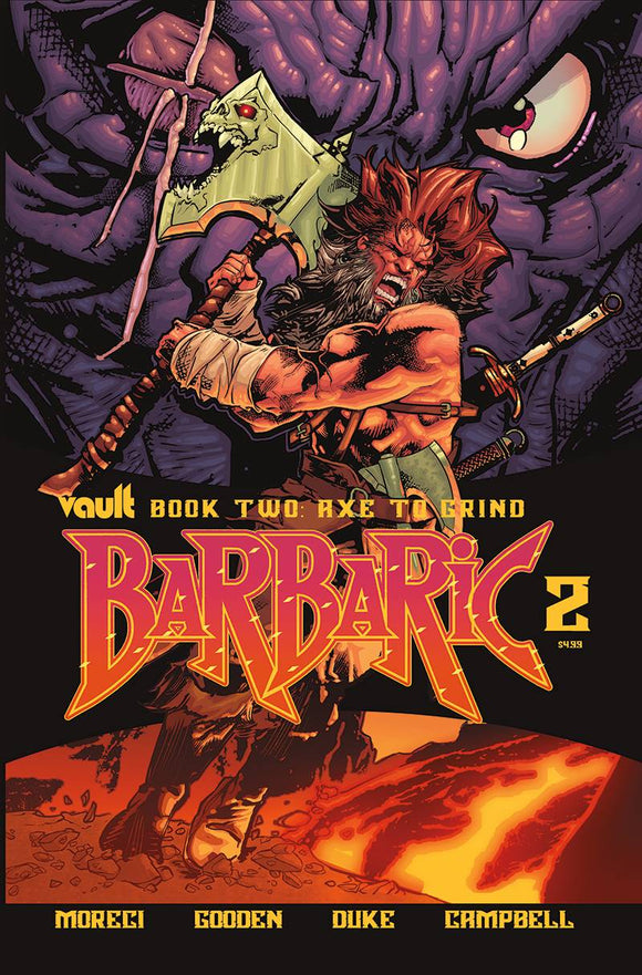 preorder BARBARIC AXE TO GRIND #2 CVR A GOODEN
