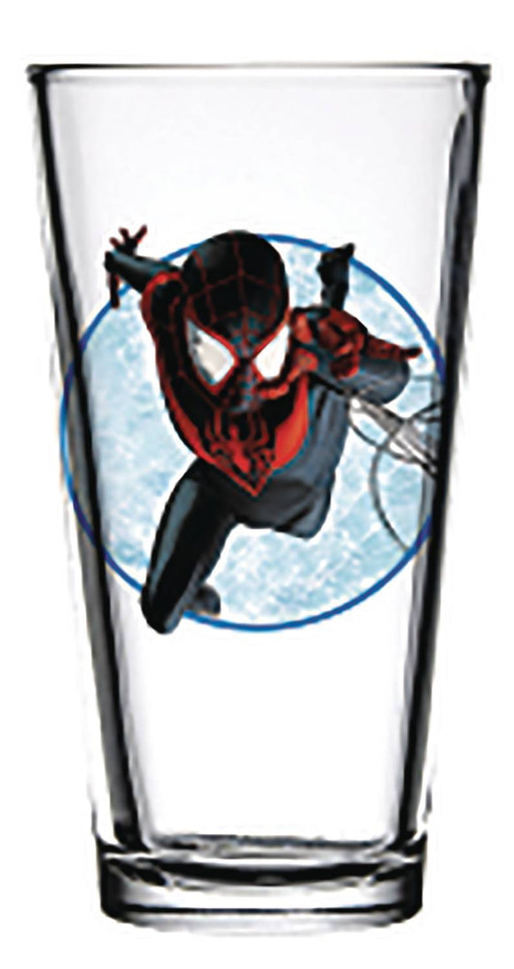 TOON TUMBLERS SERIES 3 MILES MORALES CLEAR PINT GLASS (C: 1-