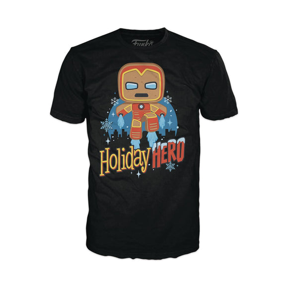 BOXED TEE MARVEL HOLIDAY GB IRON MAN T/S L