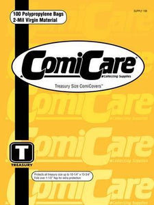COMICARE TREASURY SIZE PE BAGS (PACK OF 100)