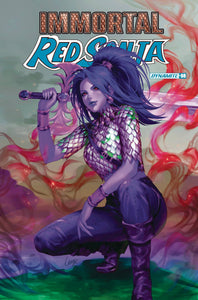 IMMORTAL RED SONJA #8 CVR M FOC LEIRIX ULTRAVIOLET