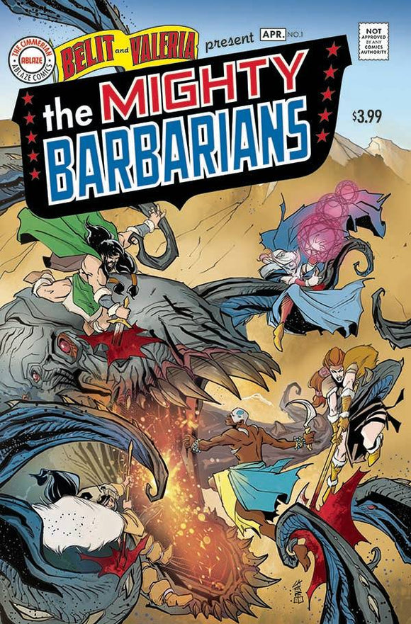 MIGHTY BARBARIANS #1 CVR D CAFARO HOMAGE