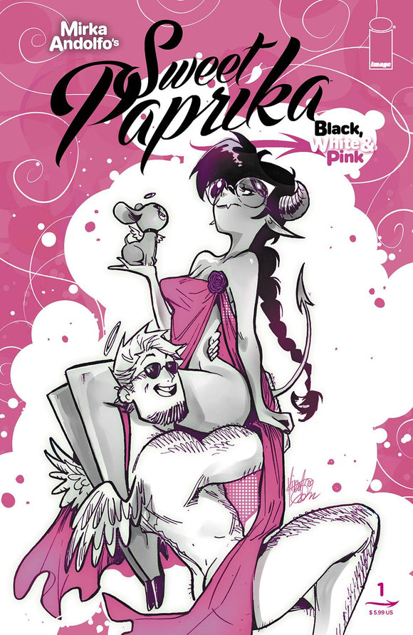 SWEET PAPRIKA BLACK WHITE & PINK (ONE SHOT) CVR A (MR)