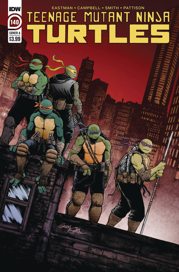 TMNT ONGOING #140 CVR A GAVIN SMITH