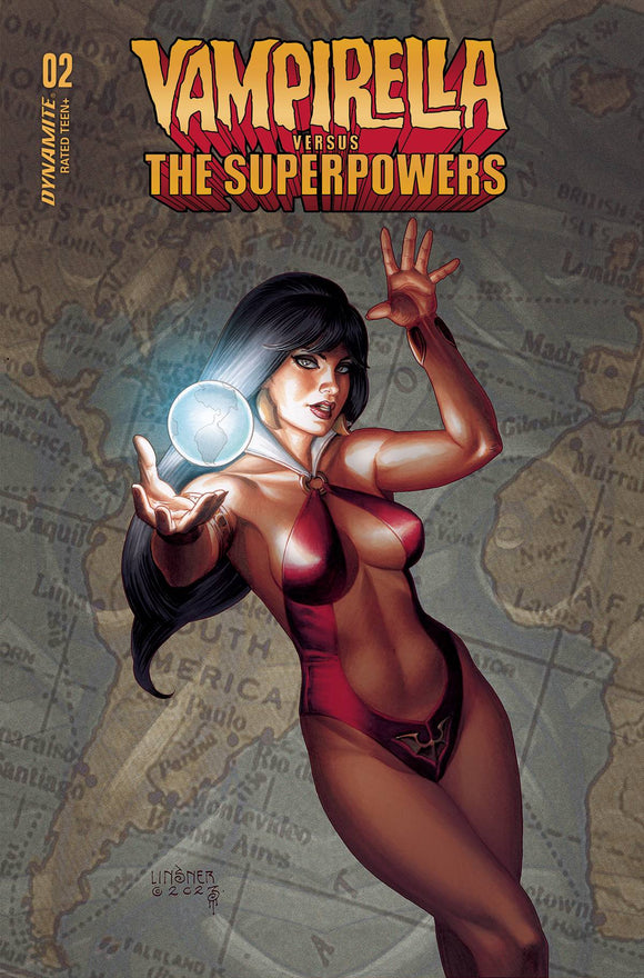 VAMPIRELLA VS SUPERPOWERS #2 CVR D LINSNER