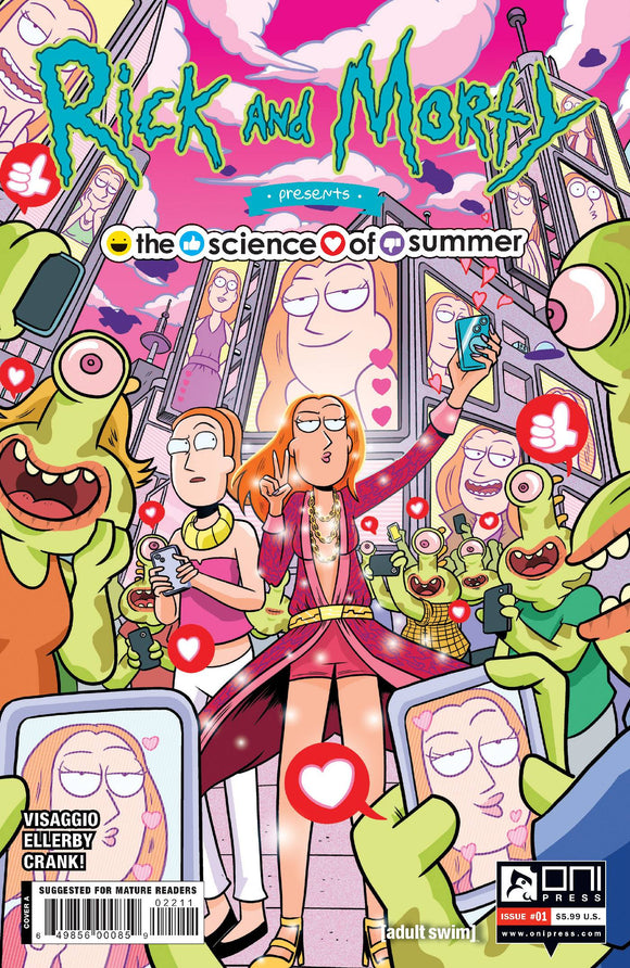 RICK AND MORTY PRESENTS SCIENCE OF SUMMER #1 CVR A ELLERBY