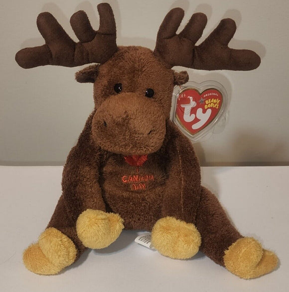 Ty Beanie Baby - VILLAGER the Moose (Canada Exclusive) MINT with MINT TAGS