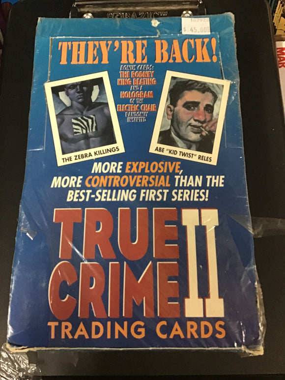 True Crime 2 trading cards full box