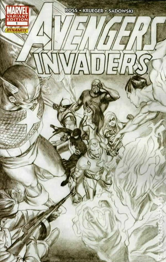 AVENGERS INVADERS #1 (OF 12) ROSS SKETCH VAR