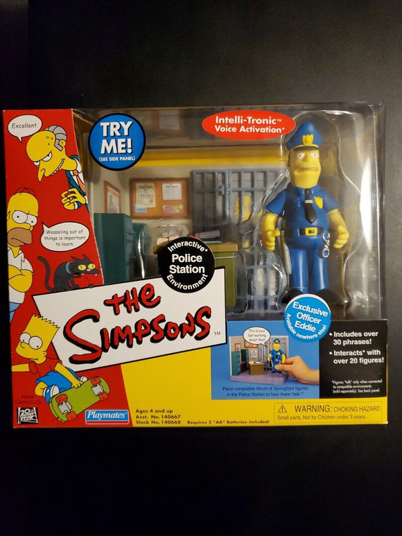 simpsons police station environment