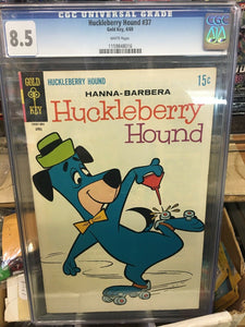 Huckleberry Hound #37 CGC 8.5 White Pages 1969