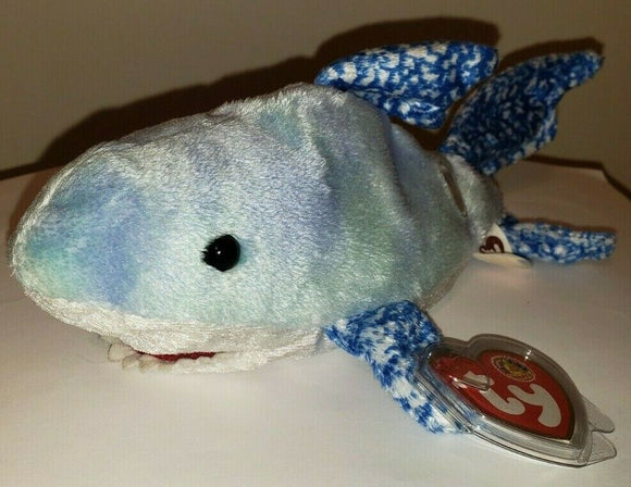 Ty Beanie Baby - CHOMPERS the Shark 7.5