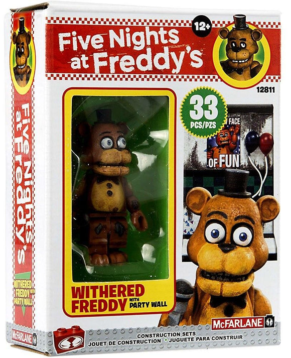 Five Nights at Freddy's The Party Wall Micro Construction Set [Withered Freddy]