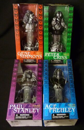 KISS Bust Set of 4 Pewter Variant New 2002 McFarlane