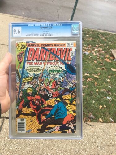 Daredevil #136 CGC 9.6 1976 White Pages